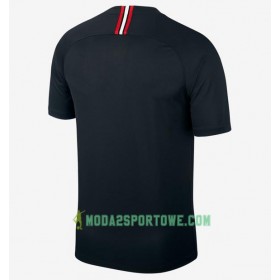 Koszulka Paris Saint-Germain Jodan Czarny Trzeci Stroje Piłkarskie 2018-2019 Krótki Rękaw